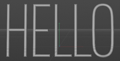 立體場景設(shè)計圖：C4D文字建模