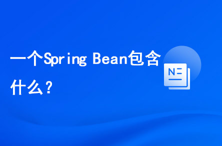 一個Spring Bean包含什么？