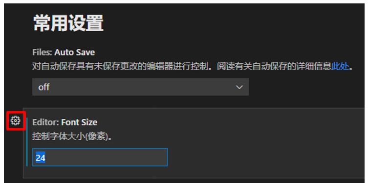 設置代碼字號