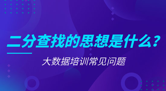 二分查找的思想是什么？